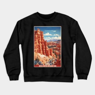 Bryce Canyon National Park Texas USA Travel Tourism Retro Vintage Crewneck Sweatshirt